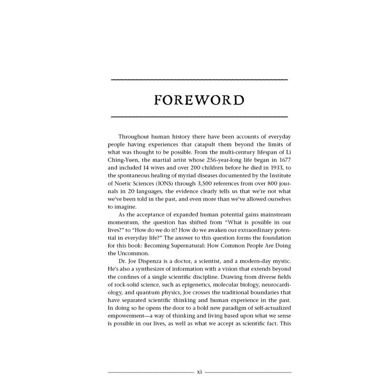Becoming Supernatural by Dr. Joe Dispenza