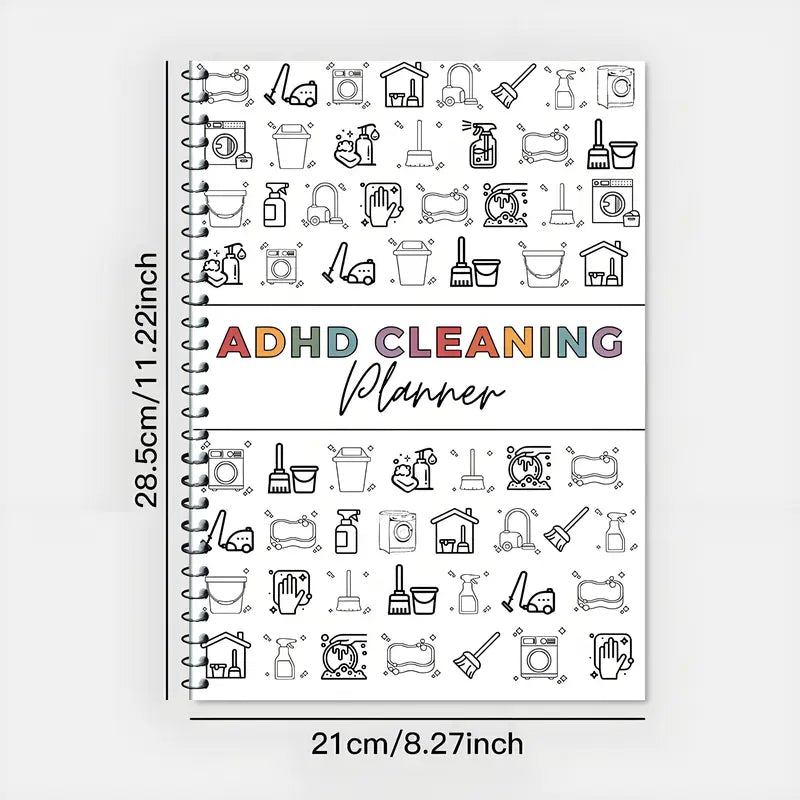 ADHD Cleaning Planner — Daily Schedule & Checklist