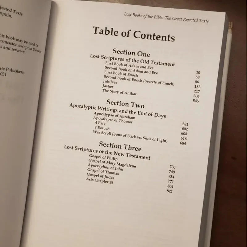 Lost Books of the Bible — The Great Rejected Texts