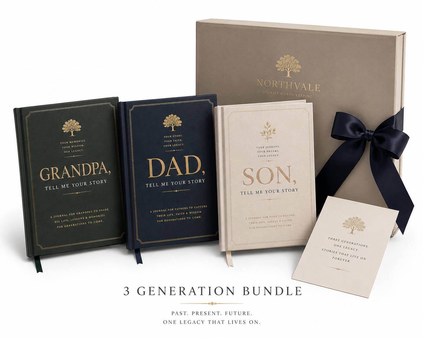 Three-Generation Legacy Bundle — Guided Family Journals
