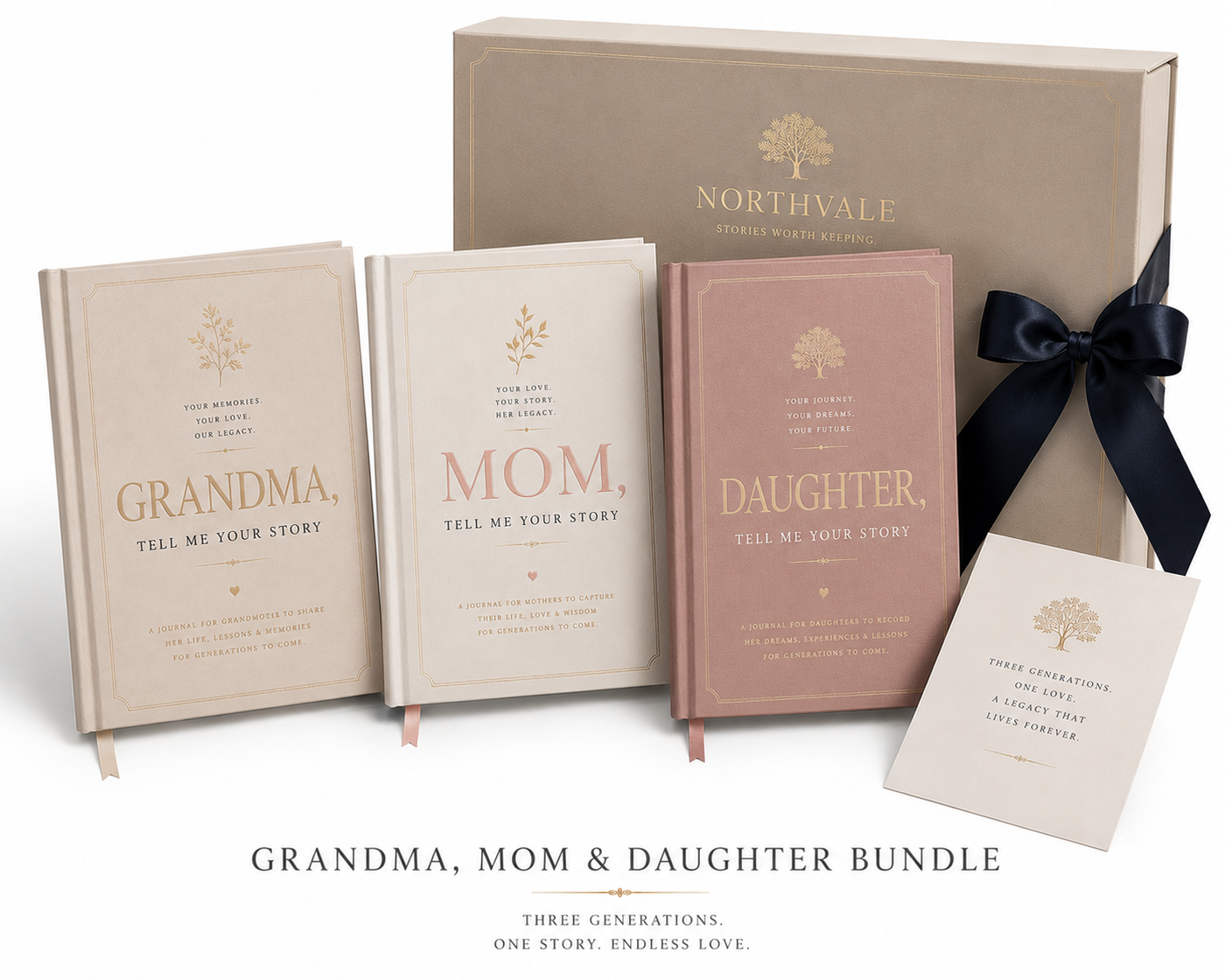 Three-Generation Legacy Bundle — Guided Family Journals