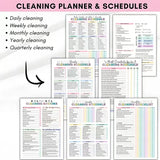 ADHD Cleaning Planner | A4 Daily Schedule & Checklist Notebook
