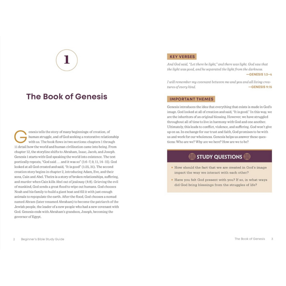 The Beginner's Bible Study Guide (Spiral Bound)
