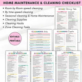 ADHD Cleaning Planner | A4 Daily Schedule & Checklist Notebook