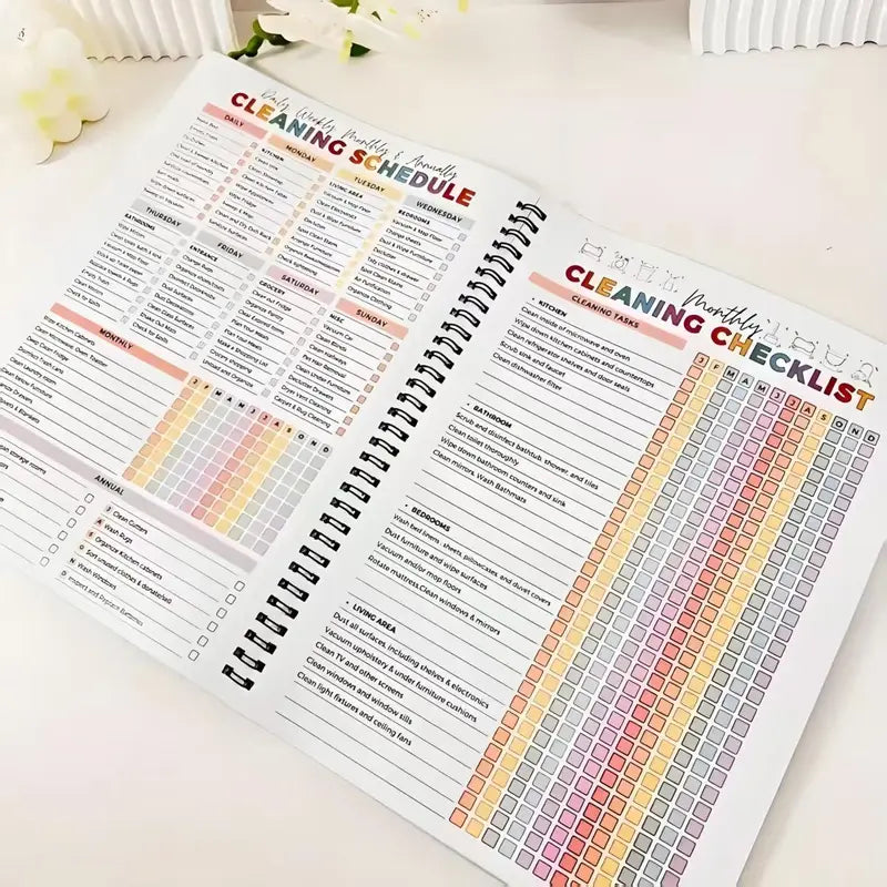 ADHD Cleaning Planner — Daily Schedule & Checklist
