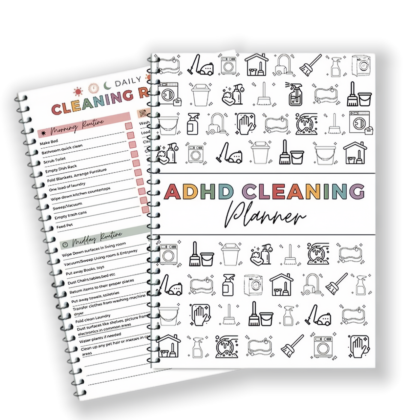 ADHD Cleaning Planner — Daily Schedule & Checklist