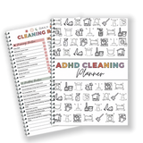 ADHD Cleaning Planner | A4 Daily Schedule & Checklist Notebook