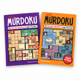Murdoku Volumes 1 and 2 flatlay on a white background