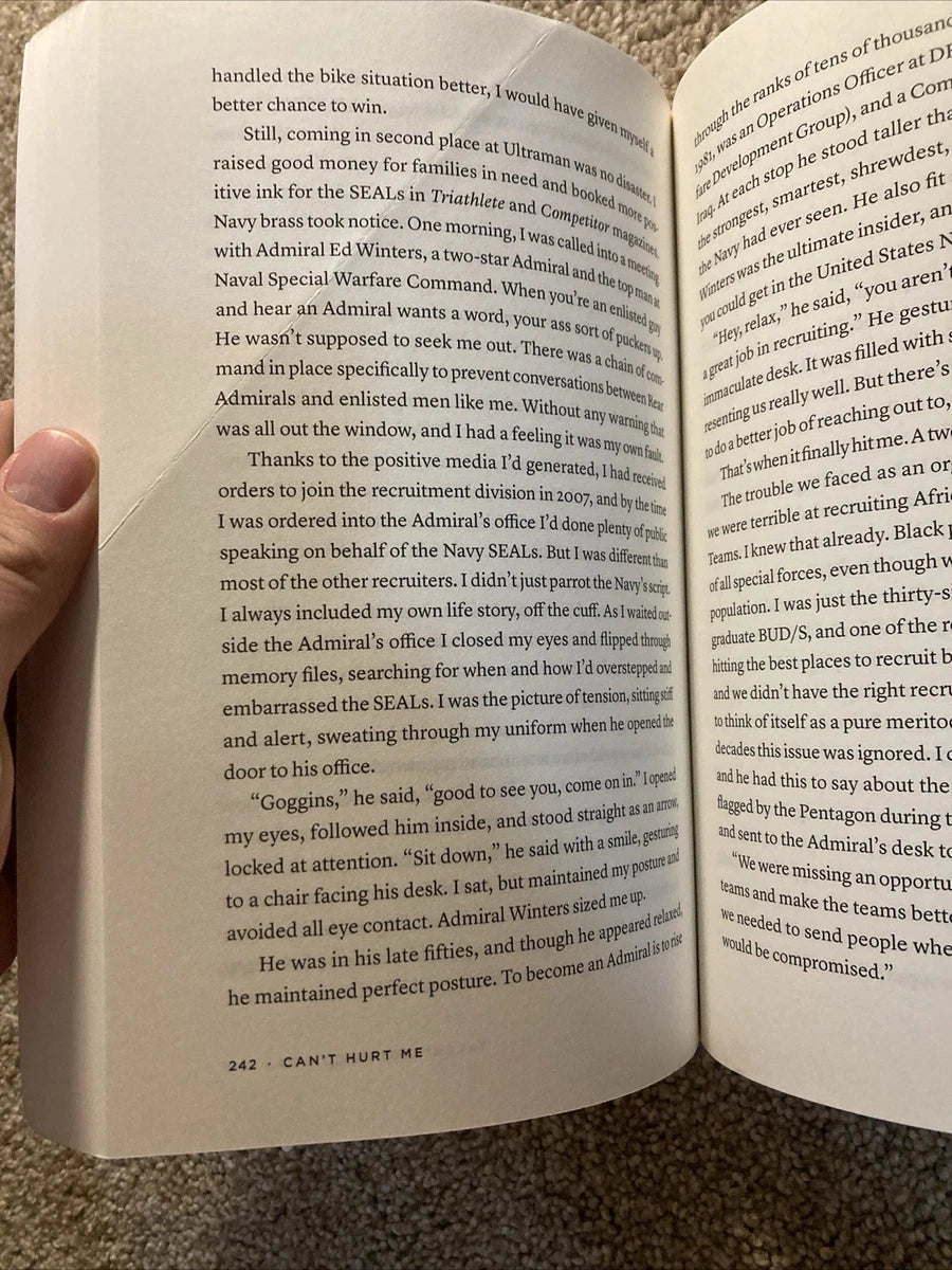 Can't Hurt Me: by David Goggins (2018, Paperback) Navy Seal BUDS MILITARY BIO.|277094497983