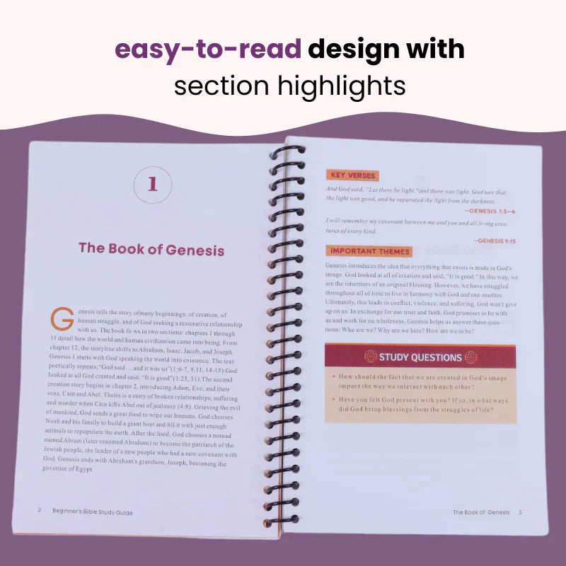 Beginner’s Bible Study Guide — Spiral-Bound Edition